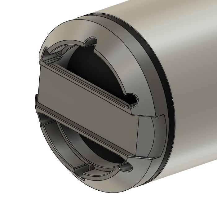 NoseCap mounted in body tube